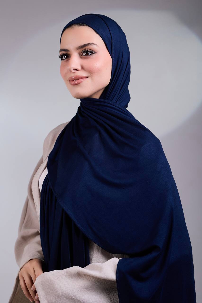 Two piece Jersey Cotton hijab with bandana