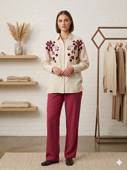Comfortable wide leg pants