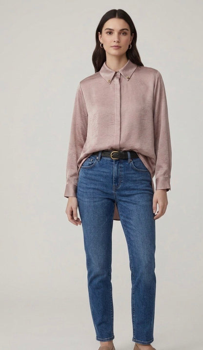 Elegant Satin Shirt