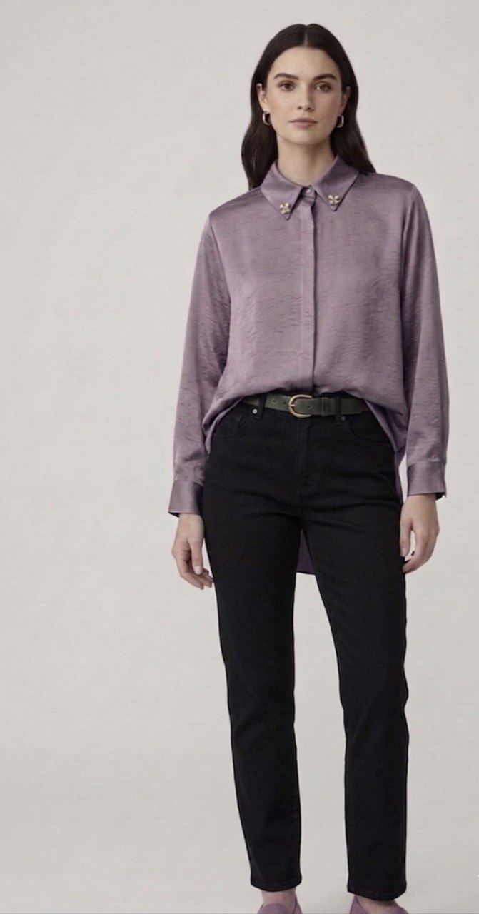 Elegant Satin Shirt