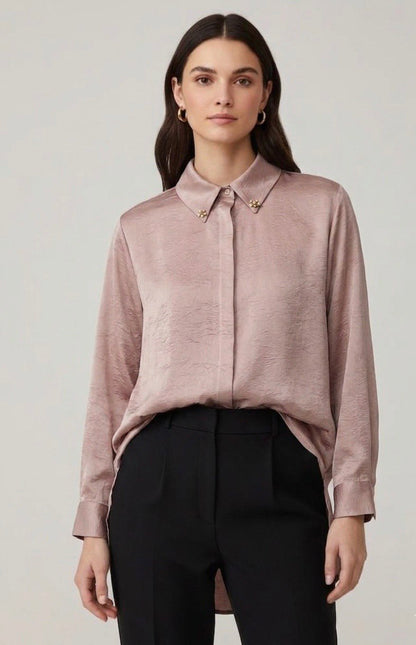 Elegant Satin Shirt