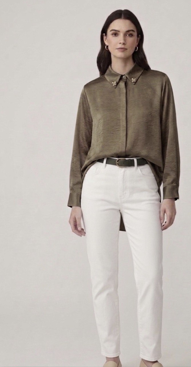 Elegant Satin Shirt