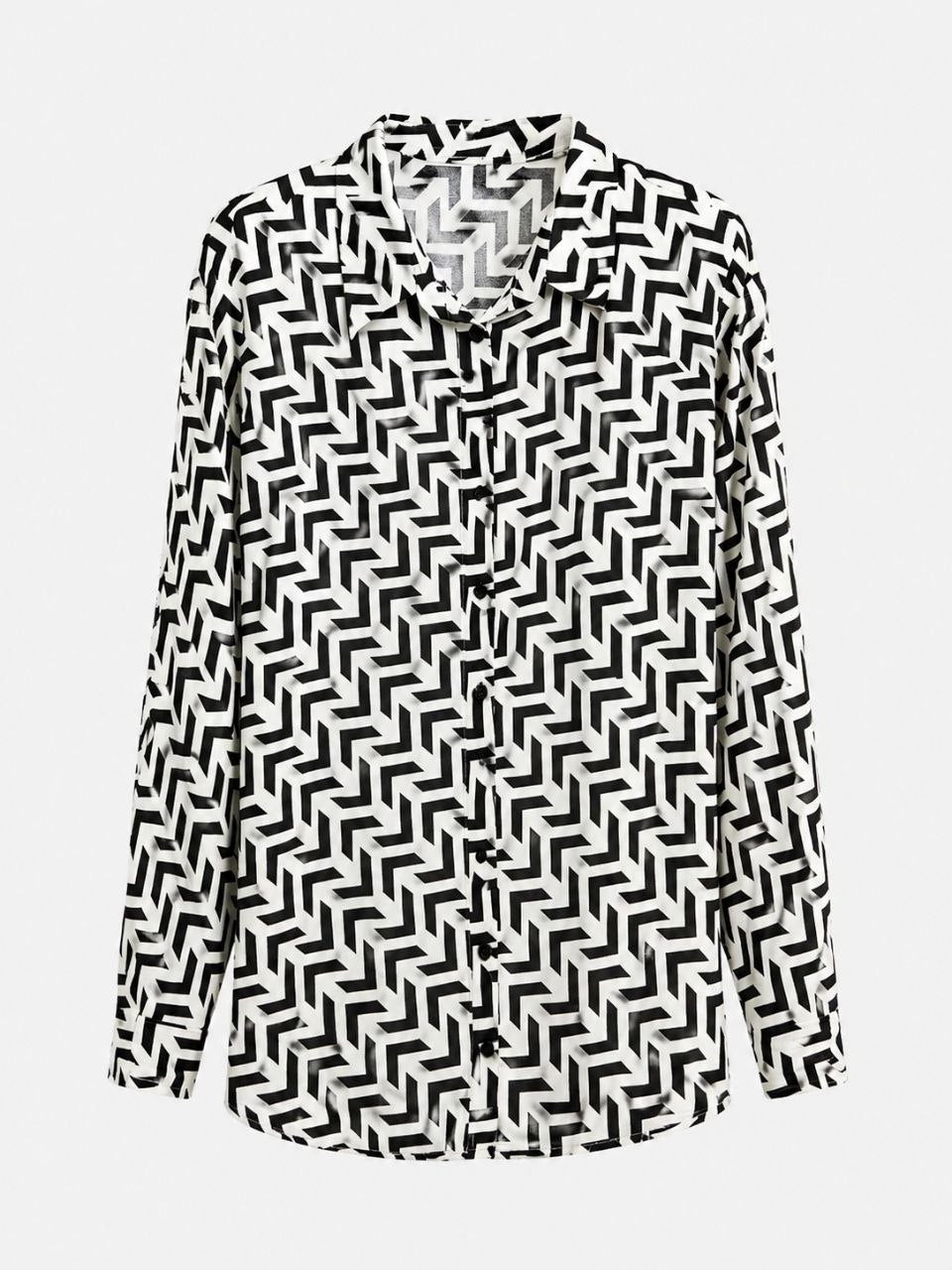Monochrome Chic Shirt