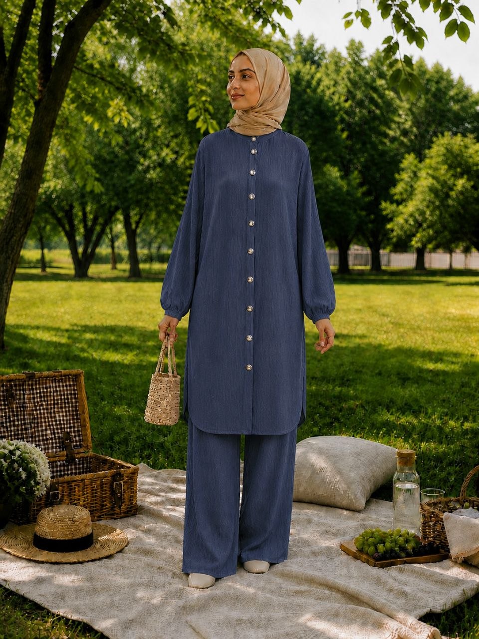 Crinkle Fabric Ease Set