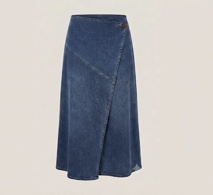 Button Skirt Jeans
