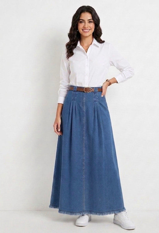 Skirt Jeans With Belt
