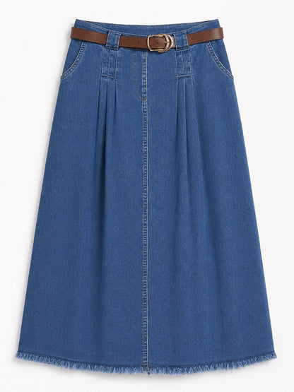 Skirt Jeans With Belt