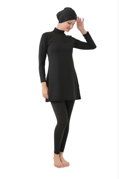 Burkini Swimsuit With Turban