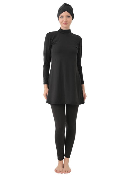 Burkini Swimsuit With Turban