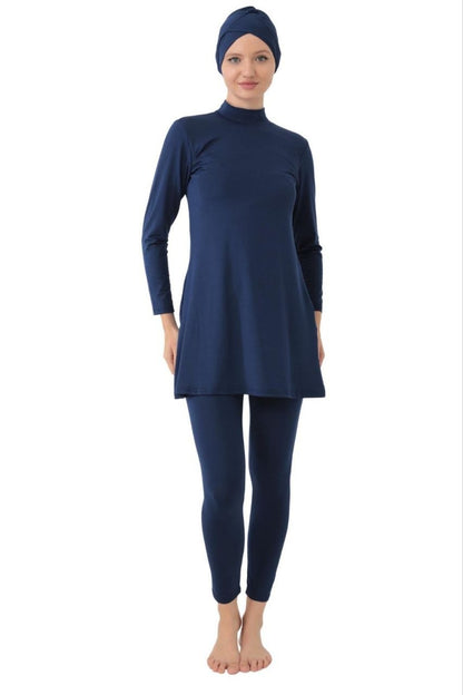 Burkini Swimsuit With Turban