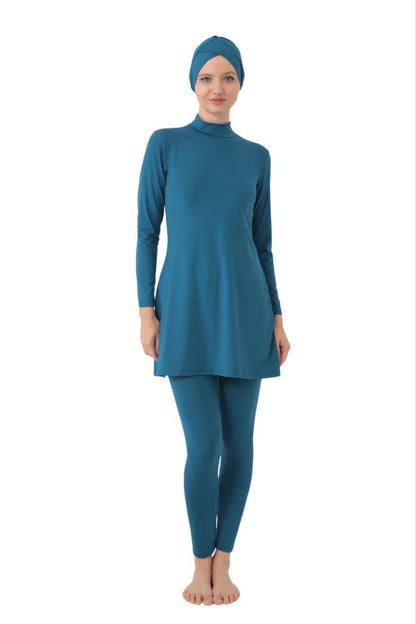 Burkini Swimsuit With Turban
