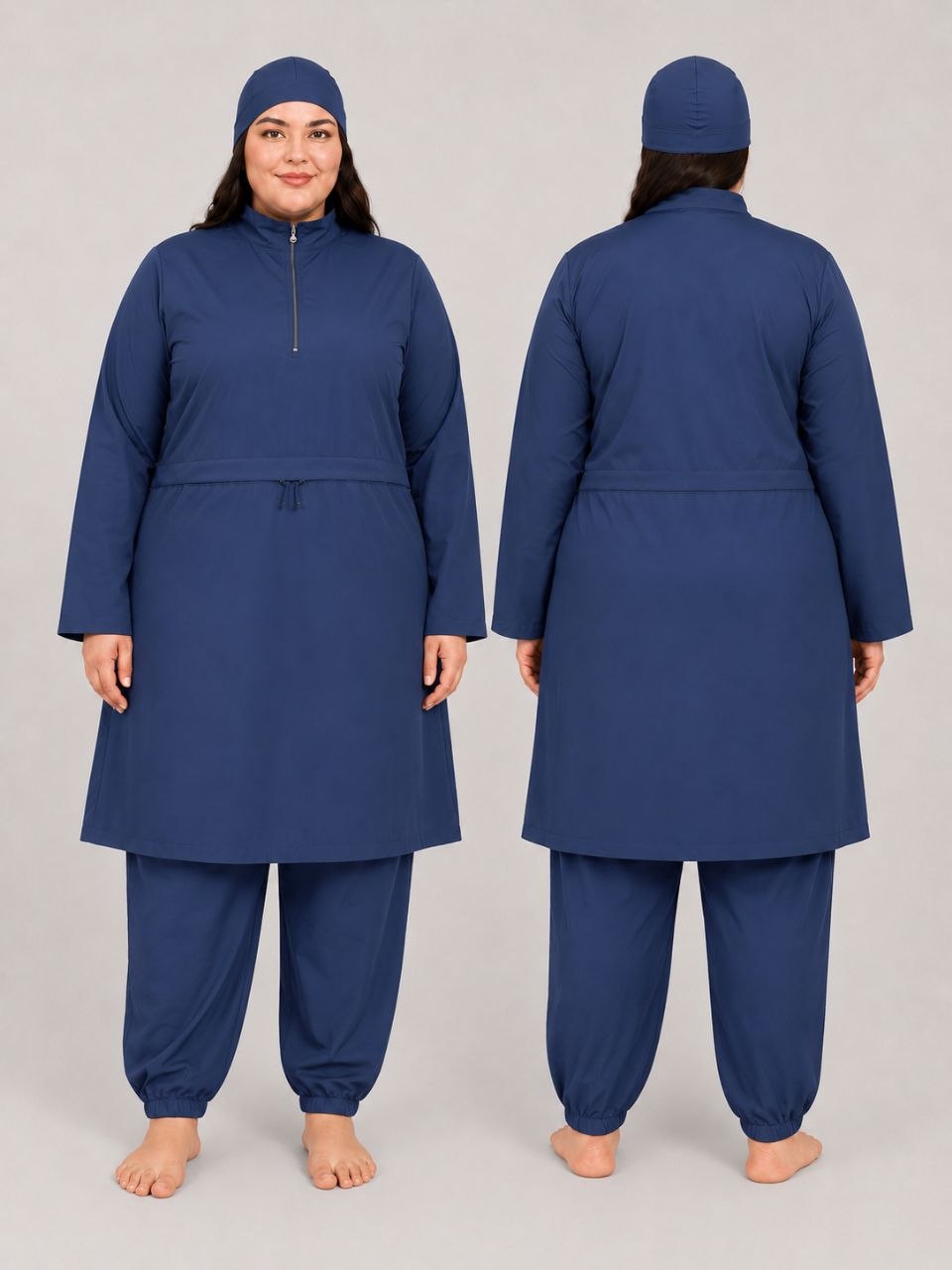 Long Sleeve Burkini With Turban