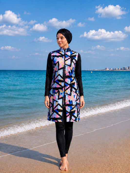 Multicolor Islamic Burkini