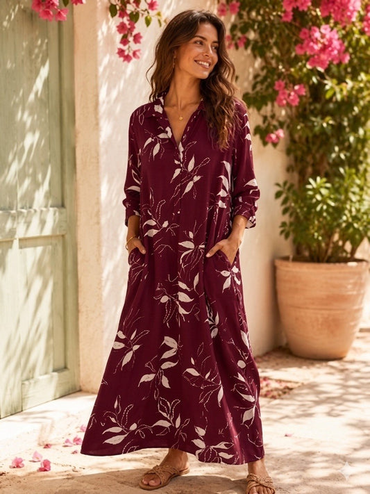 Maxi Shirt Dress