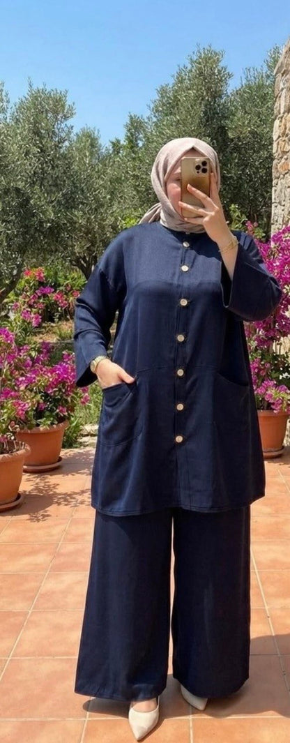The Flowy Button-Up Ensemble