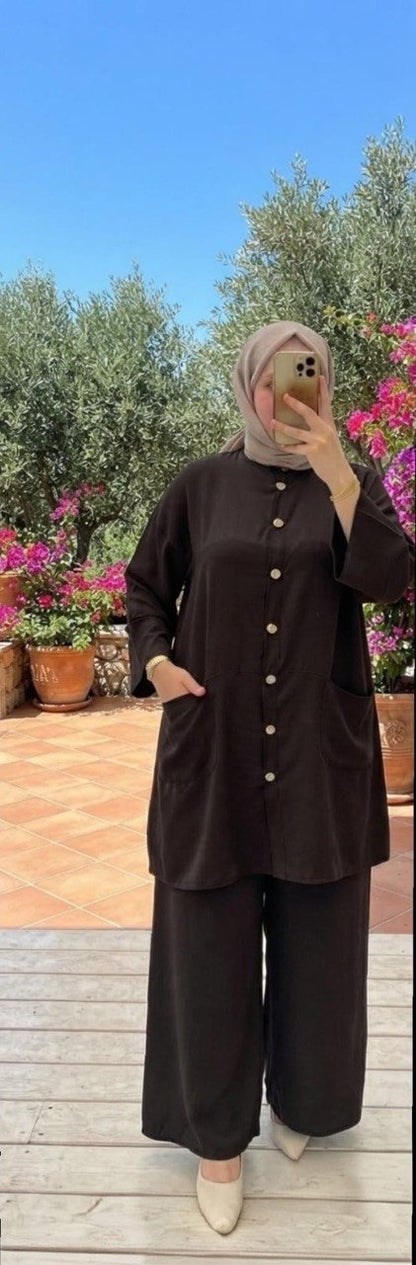 The Flowy Button-Up Ensemble