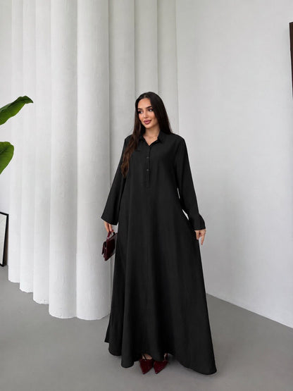 Classic Shirt Maxi Dress