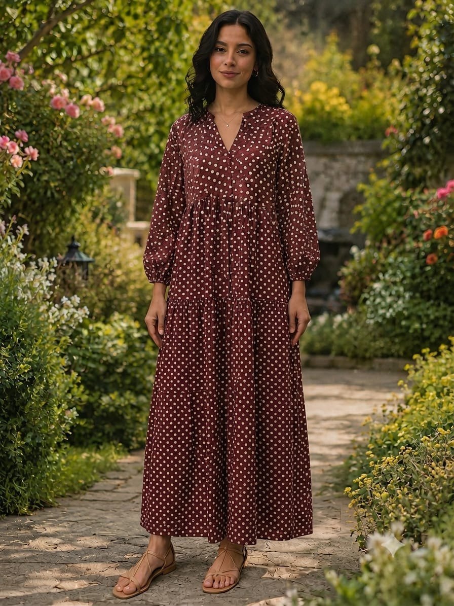 Dot Maxi Dress
