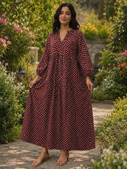 Dot Maxi Dress