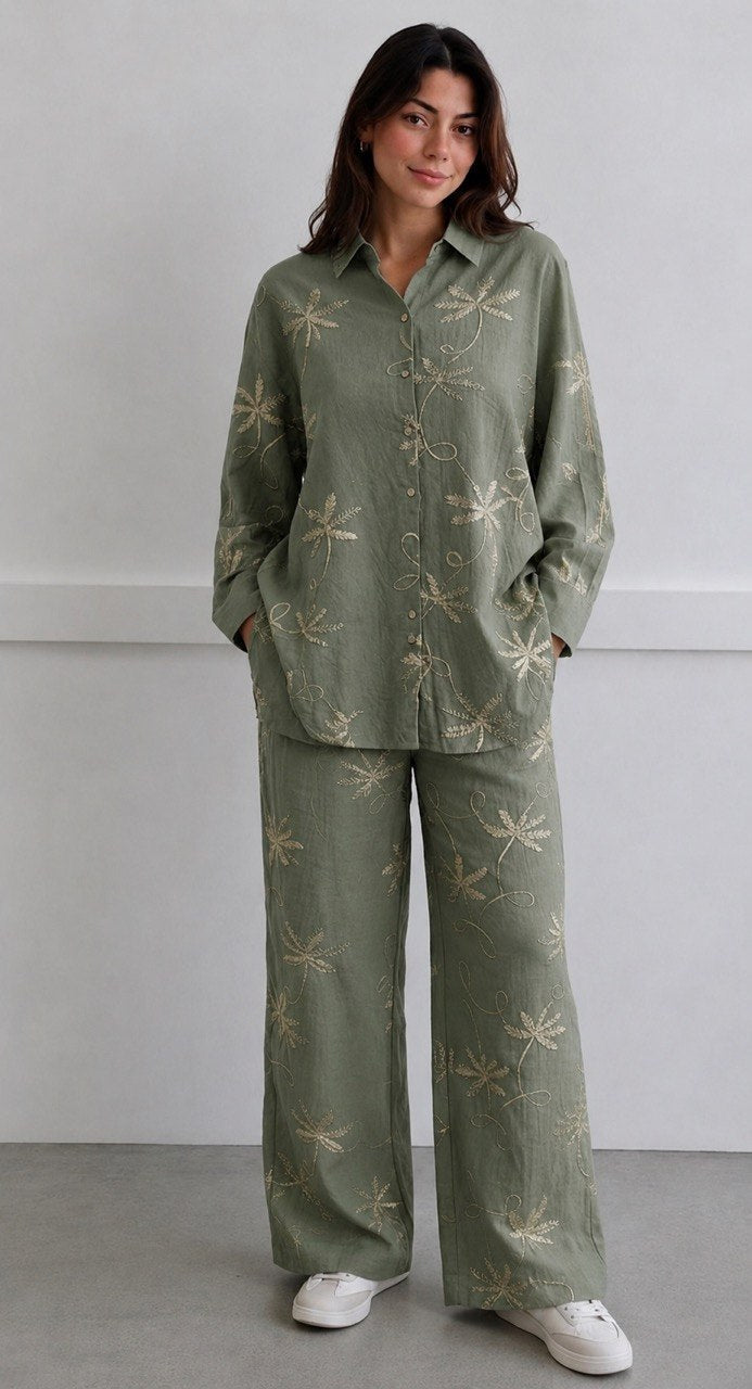 The Embroidered Gold Set