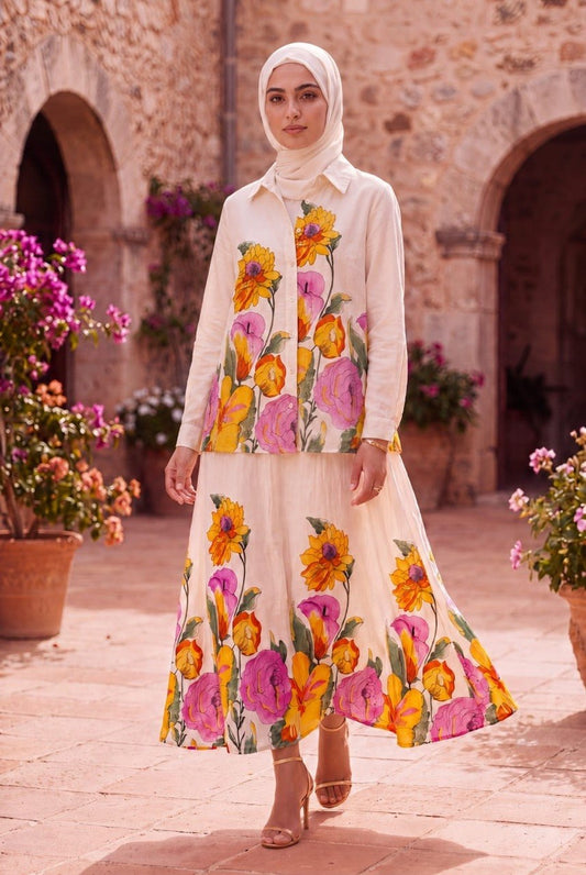 Botanical Maxi Dress (2-Piece)