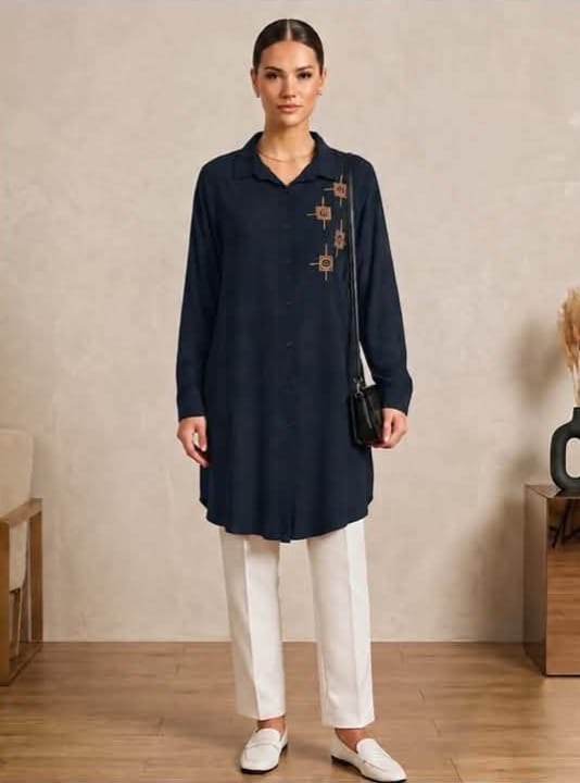 Viskos Patterned Losange Shirt