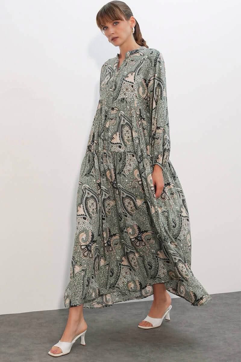 Effortless Patterned Dress