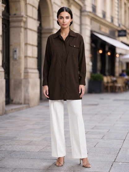 Hidden-Zip Tunic