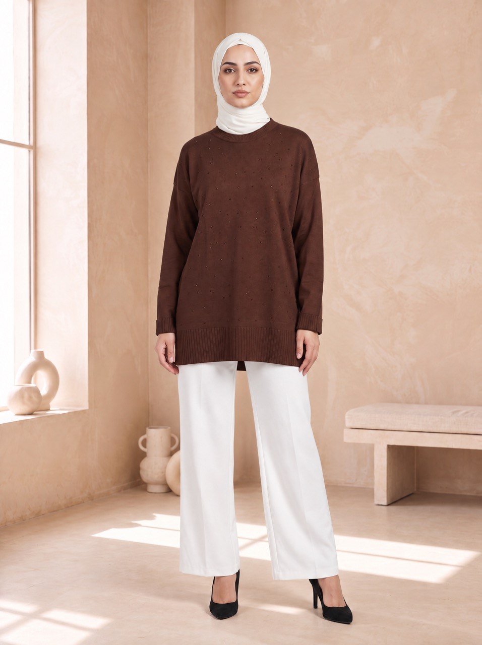 Colorful Stone Marselize Top