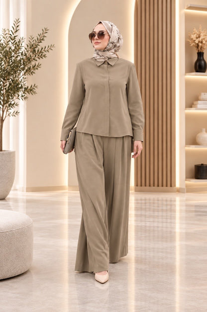 Belted Urban Elegance Set