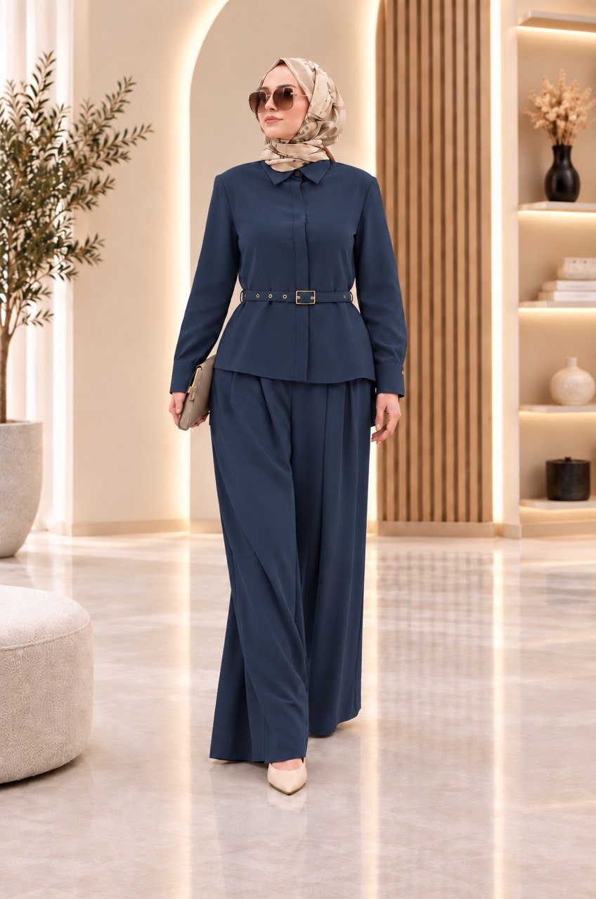 Belted Urban Elegance Set