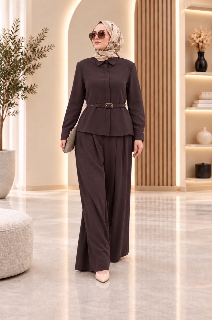 Belted Urban Elegance Set