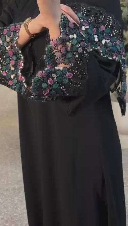 Royal Bloom Abaya