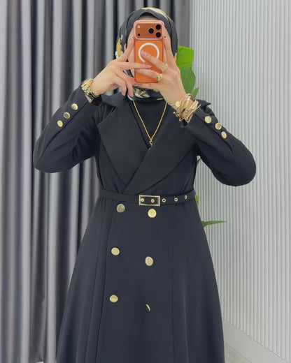 The Executive Chic Two-Piece with Belt