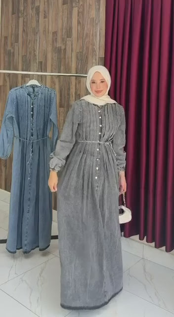 Denim Maxi Dress