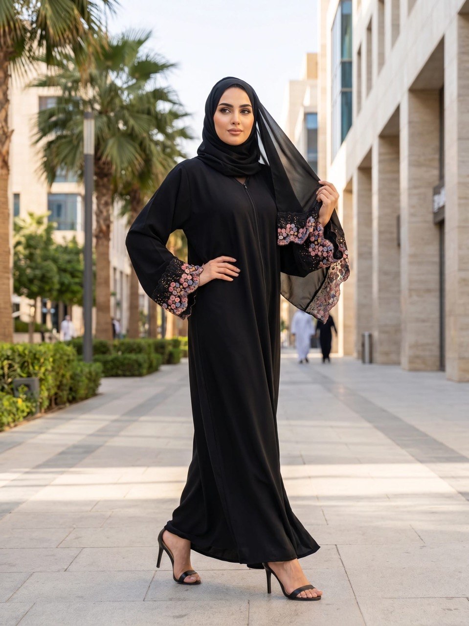 Royal Bloom Abaya