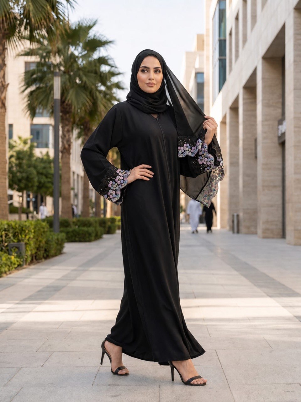 Royal Bloom Abaya
