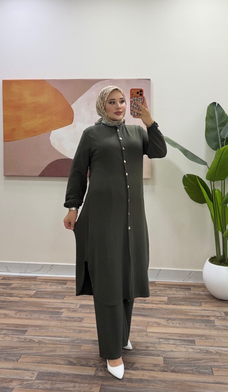 Button-Front Co-ord