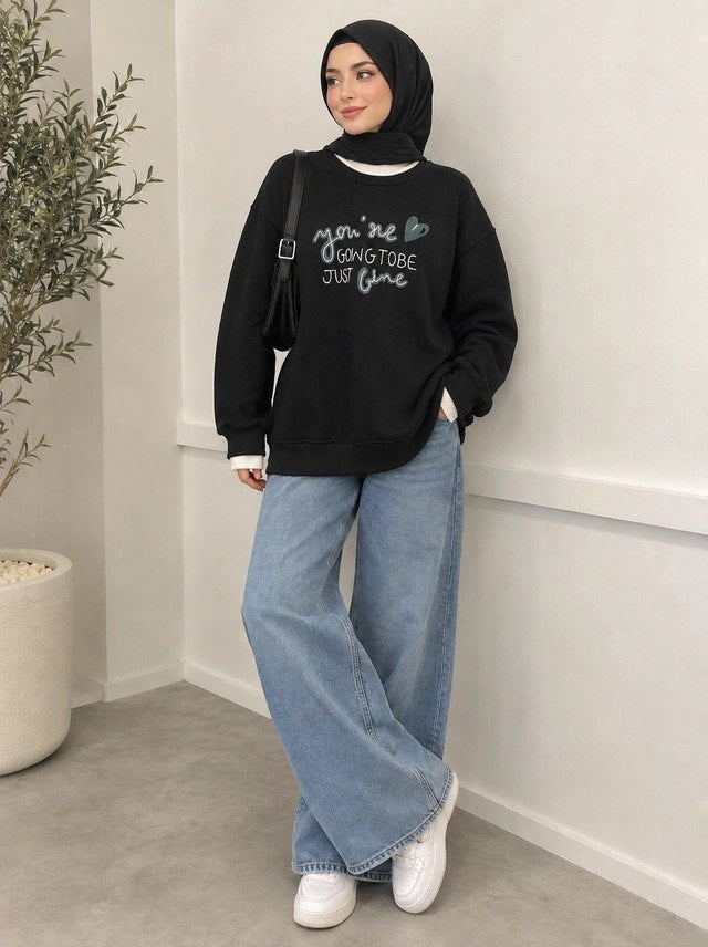 Just Fine Sweatshirt