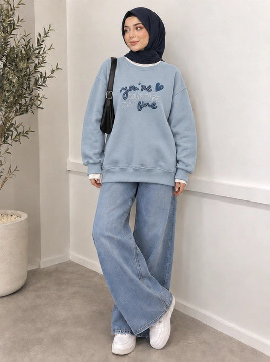 Just Fine Sweatshirt