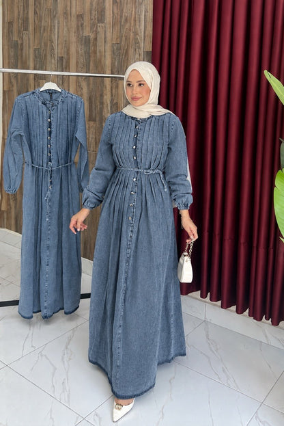 Denim Maxi Dress