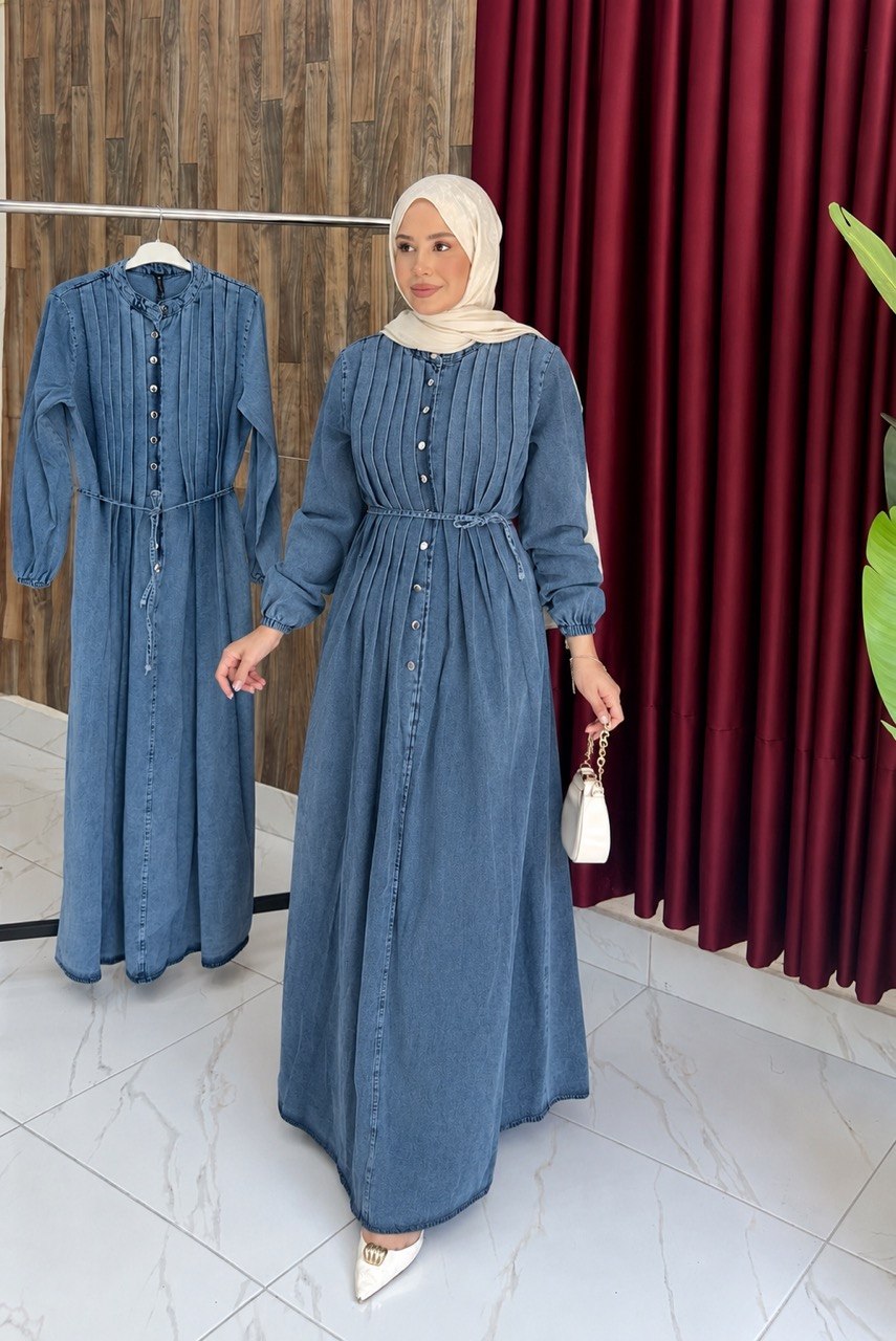 Denim Maxi Dress